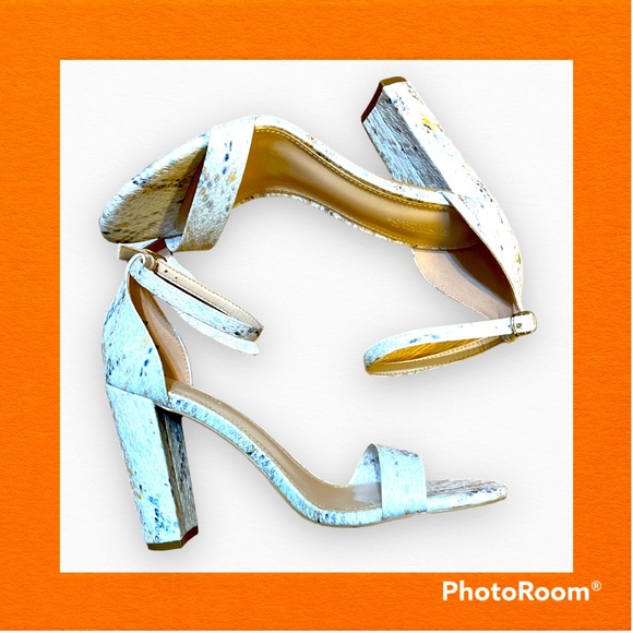 NWT Just Fab size 7 snakeskin heels - Picture 2 of 7